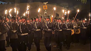 Yorckscher Marsch Einmarsch des Wachbataillons beim Großen Zapfenstreich 28082023  Bundeswehr [upl. by Darill995]