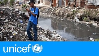 Haiti youth map a citys risks one click at a time  UNICEF [upl. by Ymrots]