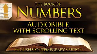 Holy Bible Audio NUMBERS 1 to 36  With Text Contemporary English [upl. by Aikemat]