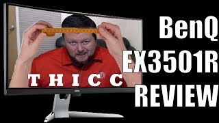 BenQ EX3501R Ultrawide Curved Monitor Review  The Most Versatile Monitor Weve Seen [upl. by Halimak]