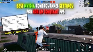 How I Get HDR 60 FPS Constant  Trick Revealed Best Nvidia And Gameloop Settings [upl. by Blas]