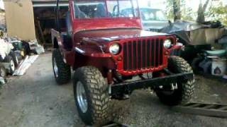 1945 willys mb jeep 4x4 restored with some added touches [upl. by Lael]