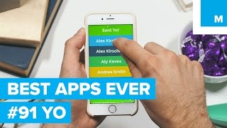 Yo 91 Best iPhone App of All Time  Mashable  Mashable [upl. by Sheffie]