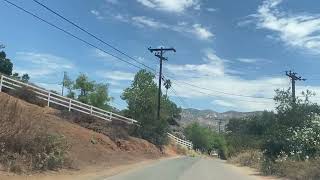 San Diego California drivin videos Eucalyptus hills Lakeside CA  San Diego County  Highway 67 [upl. by Yanahc]