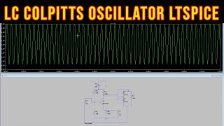 LC Colpitts Oscillator LTSPICE [upl. by Adiana962]