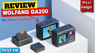 WOLFANG GA200 Test Action Cam 4K pas Cher avec Double Ecran  Alternative à GoPro Hero9 Black [upl. by Niamrahc]