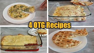 4 OTG Recipes  OTG Easy Recipes for kids  Easy and Different Snack Recipes for kids  Anis Castle [upl. by Mellie]