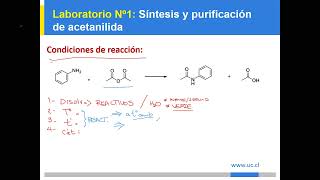 Exp 2 Sintesis de acetanilida [upl. by Fanchon841]