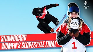 Womens Snowboard Slopestyle Final  Full Replay  Beijing2022 [upl. by Assenay]