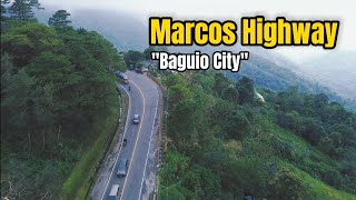 faggy season and rainy season in baguio city  Marcos highway [upl. by Imis]