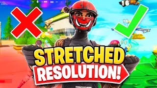 The BEST Stretched Resolution To Use in Fortnite Season 7 FPS BOOST RES  Fortnite Tips amp Tricks [upl. by Jackelyn23]