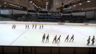 Spring Cup 2014  Valley Bay Synchro  Free Skating [upl. by Sill]