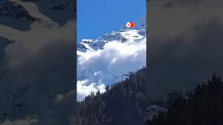 Deadly avalanche in the Alps caught on camera [upl. by Assilana]