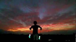 Paulinos FAISHKA Rooftop Sunset LED Poi Session [upl. by Aicemed]