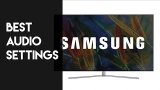 Samsung TV Audio Settings for Soundbar and Sound System [upl. by Antsirhc]