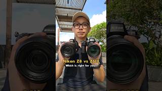 Nikon Z8 vs Z6III Comparison NikonZ8 NikonZ6III Photography summervibes shorts jvkegoldenhour [upl. by Hanoj]