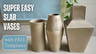 3 Easy Ways to Make a Slab Vase [upl. by Atinel]