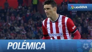 Polémica gol de penalti de Aduriz 10 en el Athletic Club  Real Sociedad [upl. by Sprage]