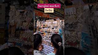 Cheapest market in Delhi  sarojini market Mini vlog marketing shopping shorts youtubeshorts [upl. by Ydnir]