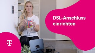 Telekom DSLAnschluss schnell und einfach einrichten [upl. by Anavi]