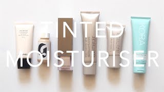 Product Pile Tinted Moisturisers  Chanel Laura Mercier Burberry Glossier [upl. by Vassily187]