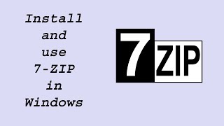 How to Install 7zip on Windows 10  Install 7zip in a windows 10 PC [upl. by Grati]