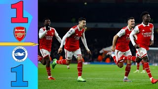 Arsenal vs brighton 11 Premier league 202425 Football highlights Arsenal brighton [upl. by Heurlin388]