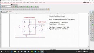 Colpitts Oscillator Circuit using pspice [upl. by Izmar402]