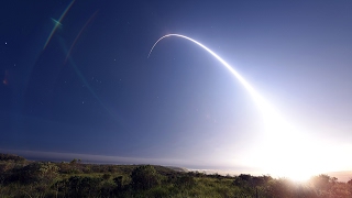 Minuteman III ICBM Test Launch From California [upl. by Leasi989]