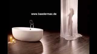 Die freistehende Badewanne aus HighQuality Acryl von Bädermax [upl. by Analed]