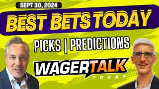 Free Best Bets and Expert Sports Picks  WagerTalk Today  Monday Night Football Picks  93024 [upl. by Anderson]