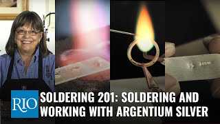 Soldering 201 Soldering and Working with Argentium Silver [upl. by Ayinat]