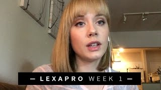 My First Week on Lexapro Escitalopram  Anxiety amp Depression [upl. by Hunsinger]