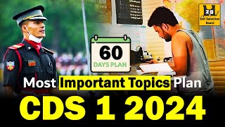 CDS Most Important Topics  CDS 1 2024 Preparation Shubham Varshney SSB [upl. by Macfarlane]