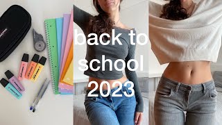 back to school 2023  haul cartoleriaampidee outfit scolatici [upl. by Jurkoic681]