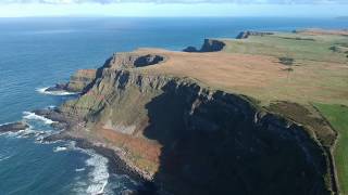 Giants Causeway • Northen Ireland• Drone Aerial View FHD [upl. by Gelasias]