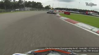 Onboard Max Verstappens fastest karting lap of Genk European Championship 2013 part 2 [upl. by Joey]