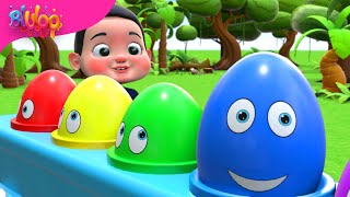 Surprise Eggs Kids Song  BluLoo Nursery Rhymes amp Kids Songs [upl. by Athiste]