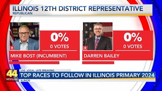 Top races to follow in Illinois Primary Election [upl. by Ardnaed]