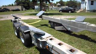 ConOLift Trailter YH812 Hydraulic Boat Trailer [upl. by Ellerret]