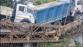 Bridge collapses in Sarbal Pahalgam no injuries reported [upl. by Amilas103]