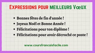 EXPRESSIONS POUR MIELLEUR VOEUX [upl. by Aip]