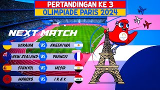 JADWAL amp HASIL PERTANDINGAN SEPAK BOLA PUTRA OLIMPIADE PARIS 2024 [upl. by Heriberto554]