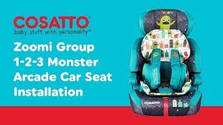 Installation Guide for Cosatto Zoomi Group 123 Car Seat Smyths Toys [upl. by Ulphiah]