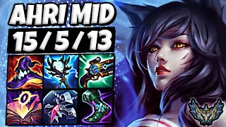 Ahri vs Akshan  MID  Lol Korea Challenger Patch 143 ✅ [upl. by Barnie]