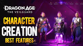 9 Dragon Age The Veilguard CHARACTER CREATION Details You Need To Know Full Breakdown amp Bonuses [upl. by Amitarp]