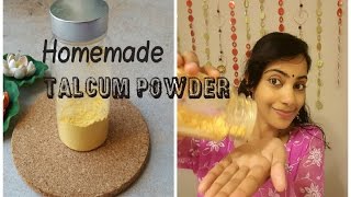 DIYHOW TO make homemade natural face powder recipeEasy amp simple Talcum powder recipe made at home [upl. by Mafalda]