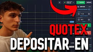 Como depositar en QUOTEX con criptomonedas Paso a paso [upl. by Ailecra372]