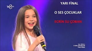 O Ses Çocuklar Yarışması Yarı Final Performansı Gökçe nin Tik Tak Parçası İle Ecrin Su Çoban [upl. by Shandeigh112]