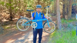 I Took a Folding Bike on a Mountain Bike Track  Life in New Zealand  Pakistani Vlogger Abroad [upl. by Karilla]